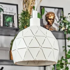 Luminaires Scandinaves-hofstein Ceira Suspension, Suspension Blanc, 1 lumière