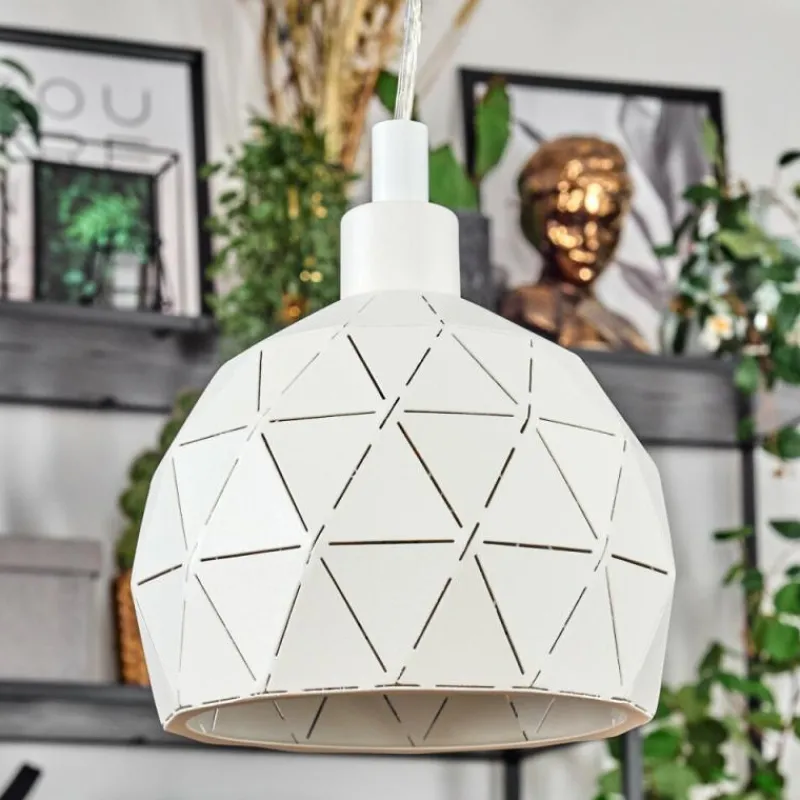 Luminaires Scandinaves-hofstein Ceira Suspension, Suspension Blanc, 1 lumière