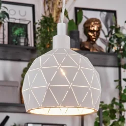 Luminaires Scandinaves-hofstein Ceira Suspension, Suspension Blanc, 1 lumière