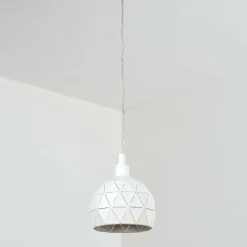 Luminaires Scandinaves-hofstein Ceira Suspension, Suspension Blanc, 1 lumière