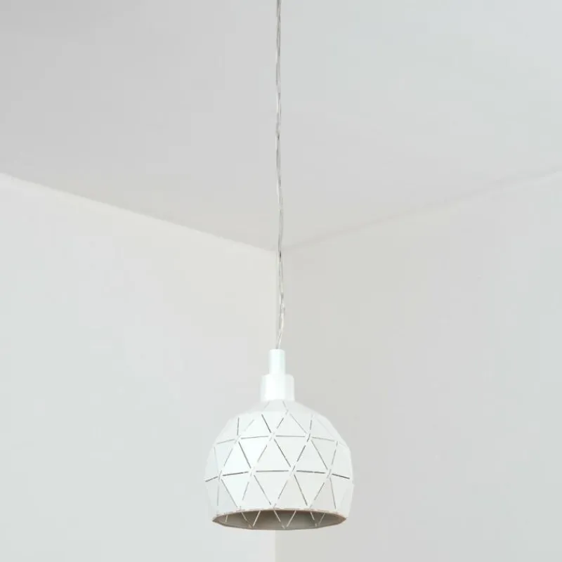 Luminaires Scandinaves-hofstein Ceira Suspension, Suspension Blanc, 1 lumière