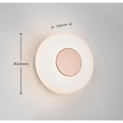 Luminaires Trio Celeste Applique murale LED Brun, 1 lumière
