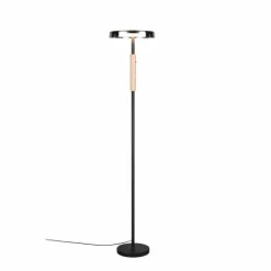 Suspension Verre Fumé-Luminaires Trio Celeste Lampadaire LED Noir, 1 lumière