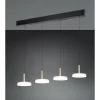 Luminaires Trio Celeste Suspension LED Brun, 1 lumière