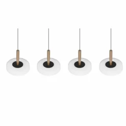 Luminaires Trio Celeste Suspension LED Brun, 1 lumière