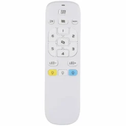 Luminaires Globo Lighting Celinata Ventilateur de plafond lumineux LED Noir, 1 lumière, Télécommandes