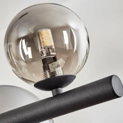 hofstein Chehalis Boule lumineuse, Suspension Fumé, 10 lumières