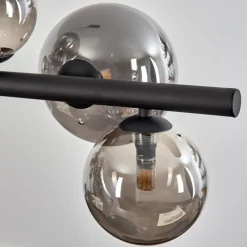 hofstein Chehalis Boule lumineuse, Suspension Fumé, 8 lumières