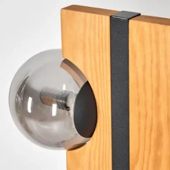 hofstein Chehalis Boule lumineuse, Lampadaire Écru, Noir, 6 lumières