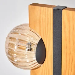 Lampes À Boules-hofstein Chehalis Boule lumineuse, Lampadaire Écru, Noir, 6 lumières