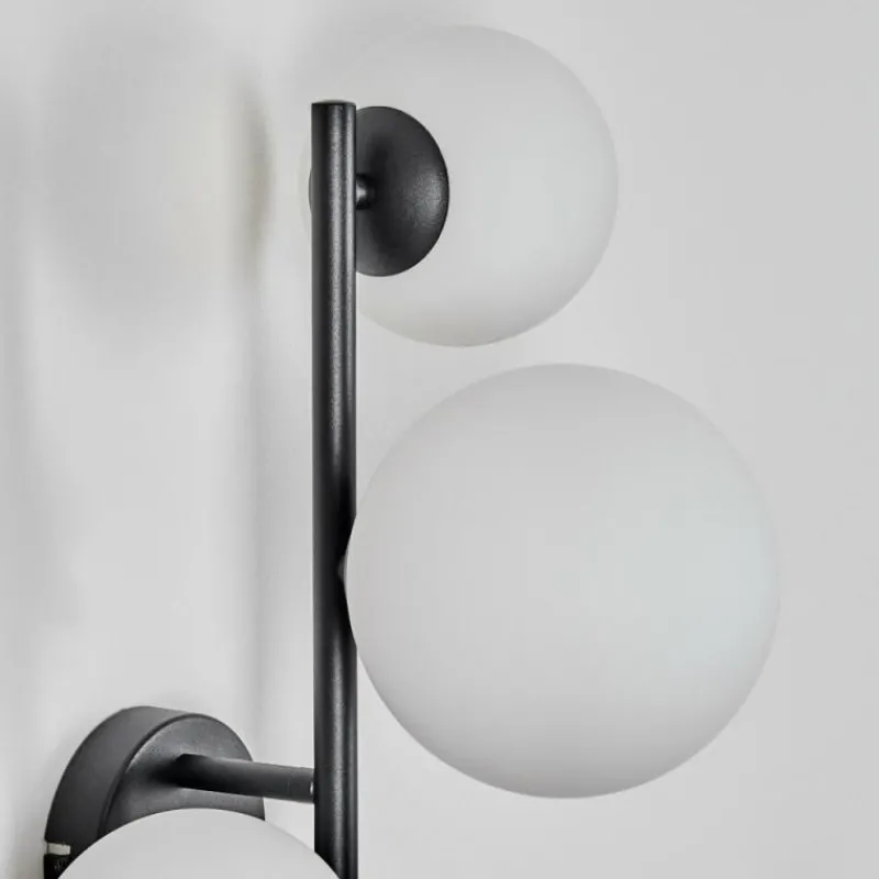 hofstein Chehalis Boule lumineuse, Applique murale Blanc, 3 lumières