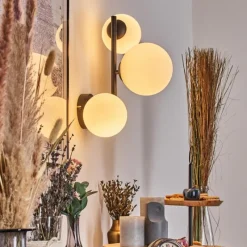 hofstein Chehalis Boule lumineuse, Applique murale Blanc, 3 lumières