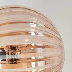 hofstein Chehalis Boule lumineuse, Applique murale Ambre, 3 lumières