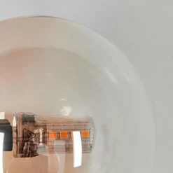 hofstein Chehalis Boule lumineuse, Applique murale Ambre, Clair, 3 lumières