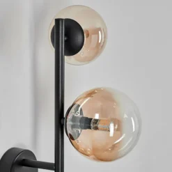 hofstein Chehalis Boule lumineuse, Applique murale 23 cm Ambre, Clair, 3 lumières