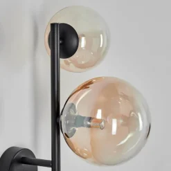 hofstein Chehalis Boule lumineuse, Applique murale 23 cm Ambre, Clair, 3 lumières
