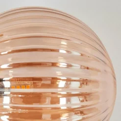 Lampes Vintages & Rétros-hofstein Chehalis Boule lumineuse, Applique murale Ambre, 3 lumières