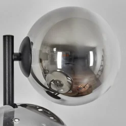 hofstein Chehalis Boule lumineuse, Applique murale 33 cm Chrome, Clair, Fumé, 3 lumières