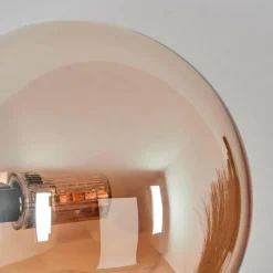 hofstein Chehalis Boule lumineuse, Applique murale 23 cm Ambre, Fumé, 3 lumières