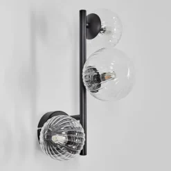 hofstein Chehalis Boule lumineuse 23 cm Clair, 3 lumières