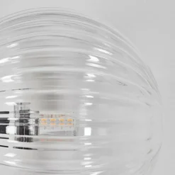 hofstein Chehalis Boule lumineuse 23 cm Clair, 3 lumières