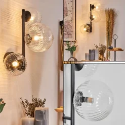 hofstein Chehalis Boule lumineuse 36.5 cm Clair, 3 lumières