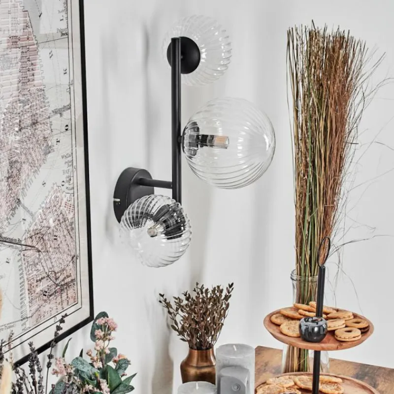 hofstein Chehalis Boule lumineuse 36.5 cm Clair, 3 lumières