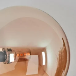 hofstein Chehalis Boule lumineuse, Applique murale Ambre, 3 lumières