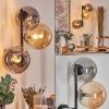hofstein Chehalis Boule lumineuse, Applique murale Ambre, Fumé, 3 lumières