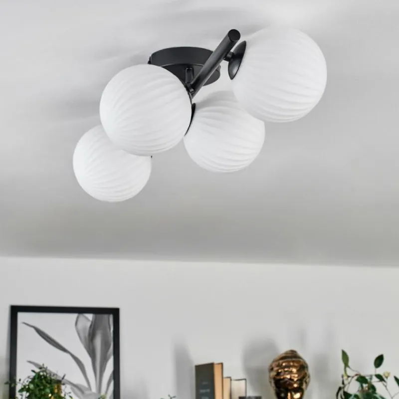 hofstein Chehalis Plafonnier Blanc, 4 lumières