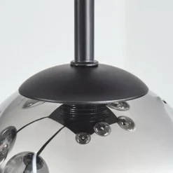 hofstein Chehalis Plafonnier, Boule lumineuse Ambre, Clair, Fumé, 9 lumières