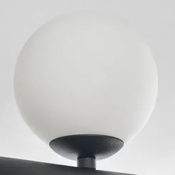 hofstein Chehalis Plafonnier, Boule lumineuse Blanc, 8 lumières