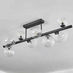 Lampes À Boules-hofstein Chehalis Plafonnier, Boule lumineuse Clair, 8 lumières