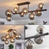 hofstein Chehalis Plafonnier, Boule lumineuse Fumé, 8 lumières