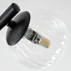 hofstein Chehalis Plafonnier, Boule lumineuse Clair, 3 lumières