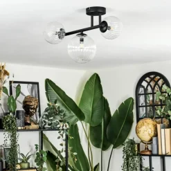 hofstein Chehalis Plafonnier, Boule lumineuse Clair, 3 lumières