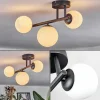 hofstein Chehalis Plafonnier, Boule lumineuse Blanc, 3 lumières