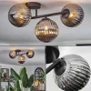 hofstein Chehalis Plafonnier, Boule lumineuse Fumé, 3 lumières