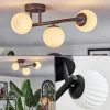 hofstein Chehalis Plafonnier, Boule lumineuse Blanc, 3 lumières