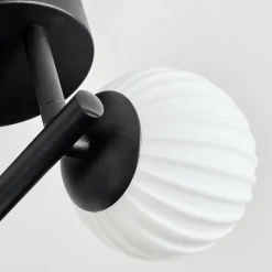 hofstein Chehalis Plafonnier, Boule lumineuse Blanc, 3 lumières