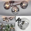 hofstein Chehalis Plafonnier, Boule lumineuse Clair, Fumé, 3 lumières