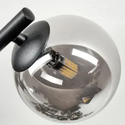 hofstein Chehalis Plafonnier, Boule lumineuse Fumé, 3 lumières