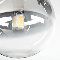 hofstein Chehalis Plafonnier, Boule lumineuse Clair, Fumé, 3 lumières