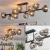 hofstein Chehalis Plafonnier, Boule lumineuse Clair, Fumé, 10 lumières