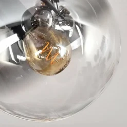 hofstein Chehalis Plafonnier, Boule lumineuse Clair, Fumé, 10 lumières