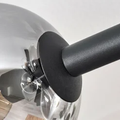 hofstein Chehalis Plafonnier, Boule lumineuse Clair, Fumé, 10 lumières