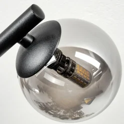 Suspension Verre Fumé-hofstein Chehalis Plafonnier, Boule lumineuse Fumé, 3 lumières
