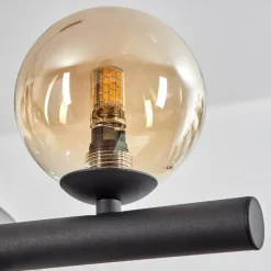 hofstein Chehalis Suspension, Boule lumineuse, Suspension Ambre, Fumé, 10 lumières