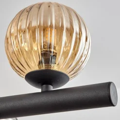 hofstein Chehalis Suspension, Boule lumineuse, Suspension Ambre, Fumé, 10 lumières