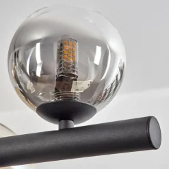 hofstein Chehalis Suspension, Boule lumineuse, Suspension Ambre, Clair, Fumé, 10 lumières